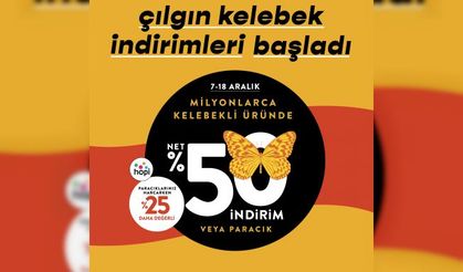 Boyner'de Çılgın Kelebek indirimi başladı