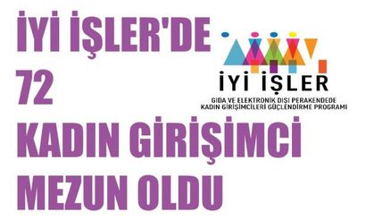 İyi İşler Programı'nda 72 Kadın Girişimci Mezun Oldu