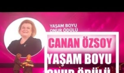 İş Kadın Canan Özsoy 'Yaşam Boyu Onur' ödülüne layık görüldü