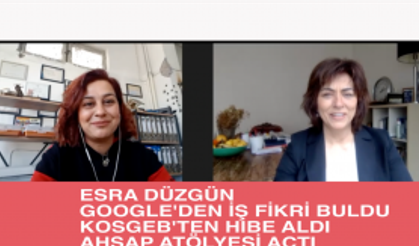 Girişimci Kadın Esra Düzgün, Google'dan İş Fikri Buldu, KOSGEB hibesiyle Ahşap Atölyesi Kurdu