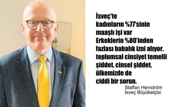 İsveç Büyükelçisi Staffan Herrström, "Toplumsal Cinsiyet Temelli Şiddet Ülkemizde de Ciddi Sorun"