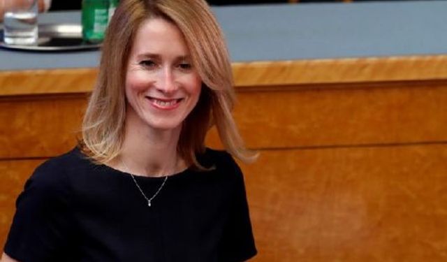 Estonya'nın ilk kadın Başbakanı Kaja Kallas oldu