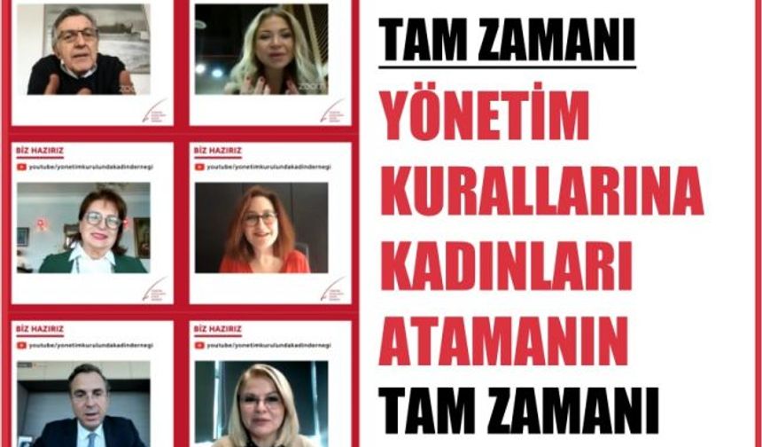 Yönetim Kurullarına Kadınları Atamanın Tam Zamanı!